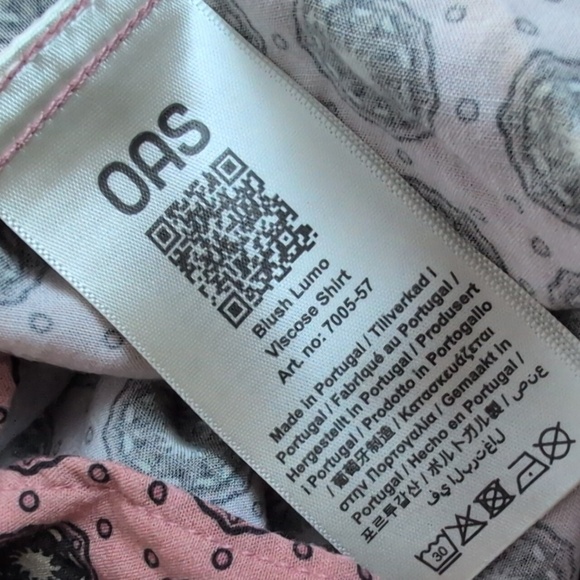 OAS Blush Lumo Viscose Shirt - Picture 7 of 7